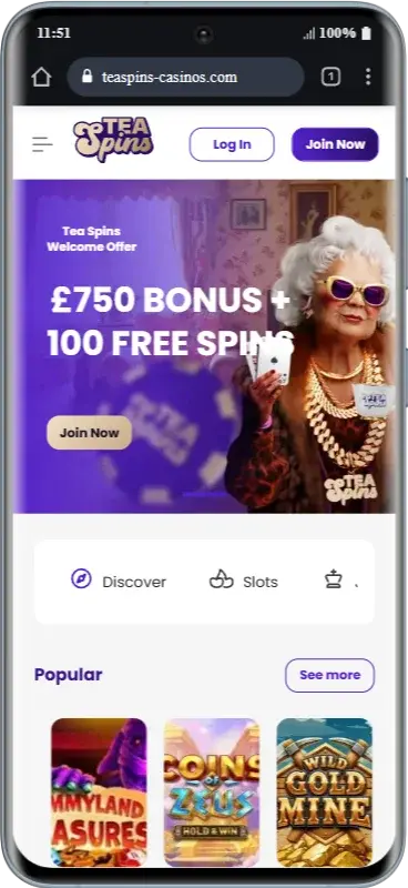 TeaSpins Casino App for Android