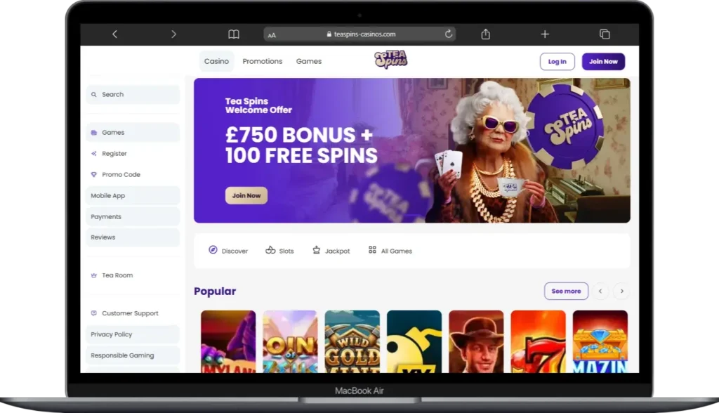 Tea Spins Casino App for Mac