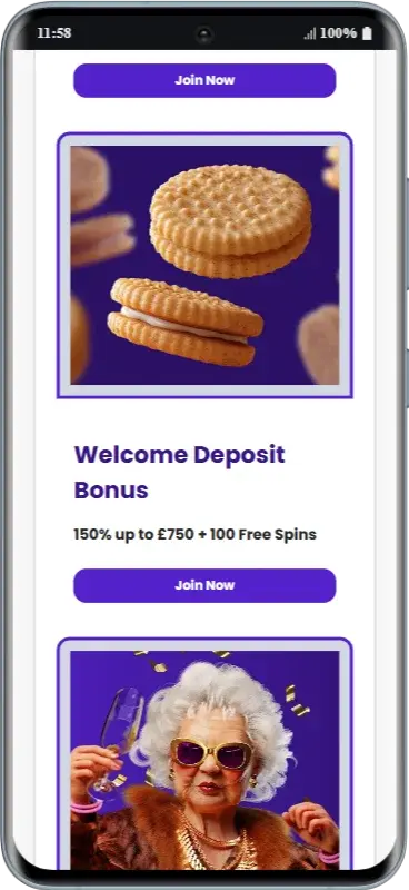 TeaSpins App Interface with Bonuses
