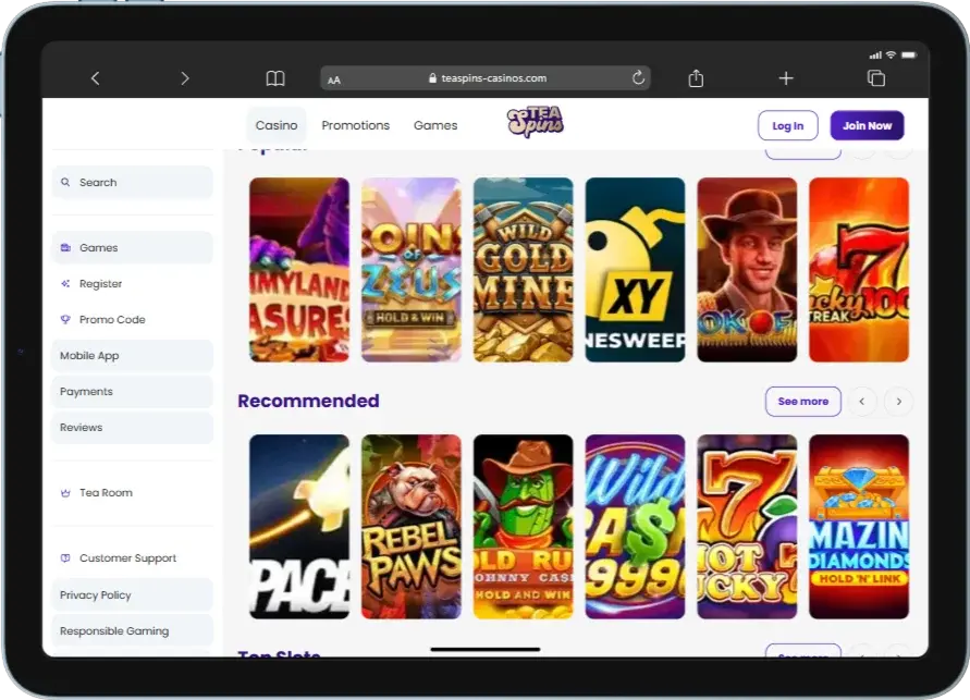 Tea Spins APK for Tablets