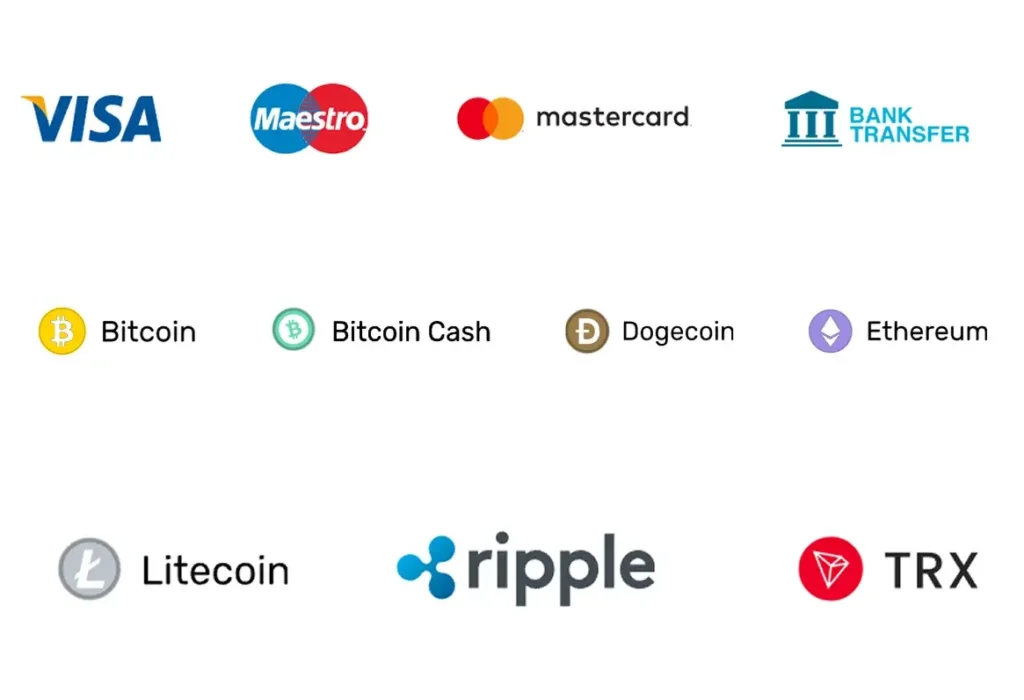 All Tea Spins Casino Payment Options