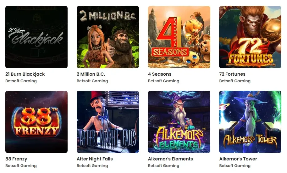 Tea Spins Casino Games