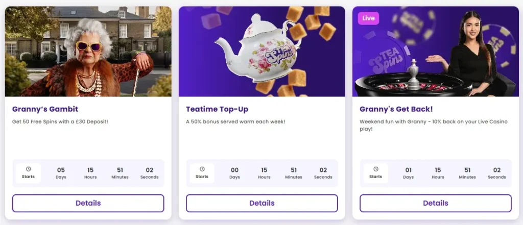 Othe TeaSpins Casino Promotions